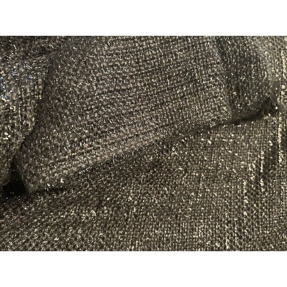 Talbots NWT Tweed Black Pearl Shift Dress Short Sleeve Size 14 - Picture 6 of 10